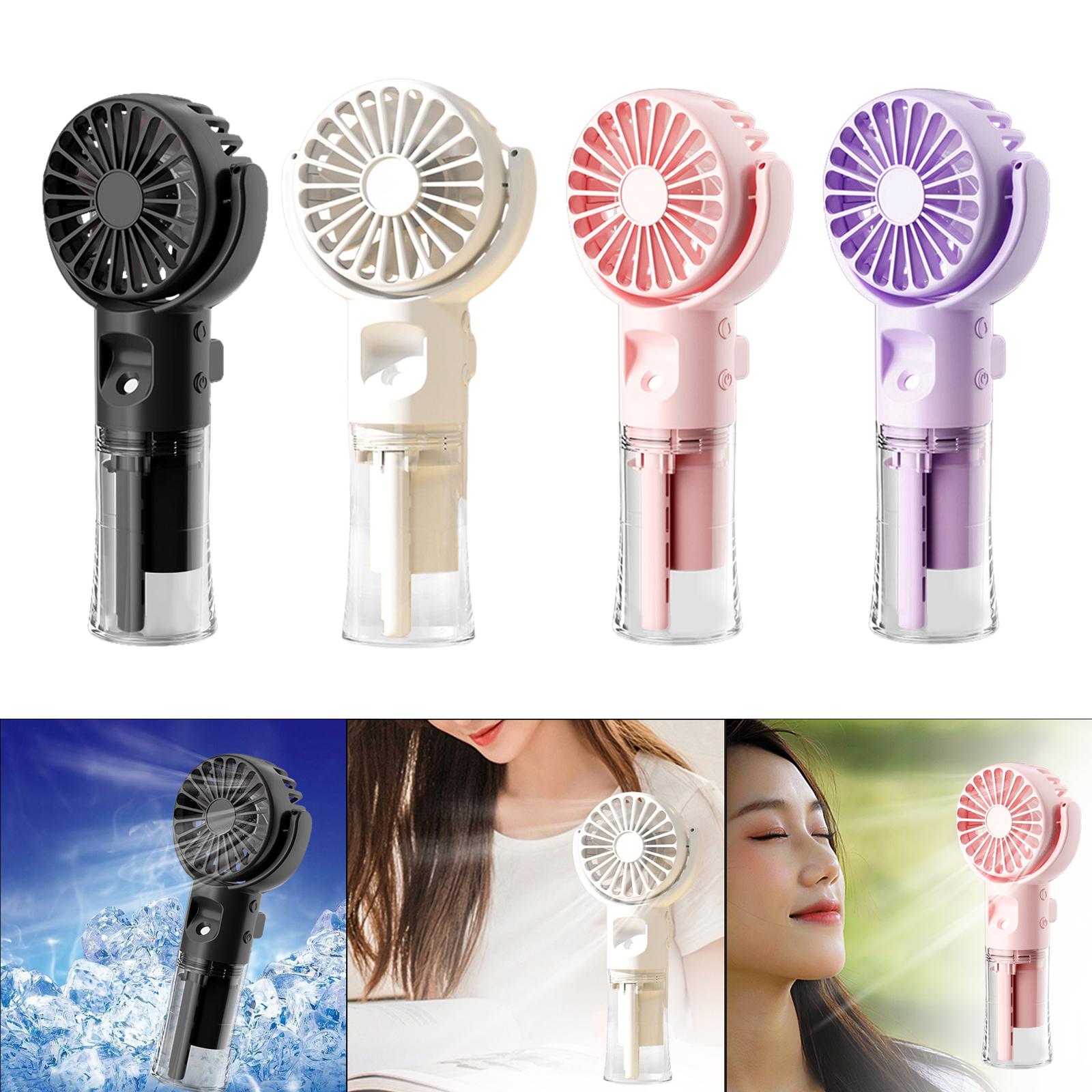 Portable Handheld Fan 4 Speeds - Outdoor Camping Misting Fan recension och pris