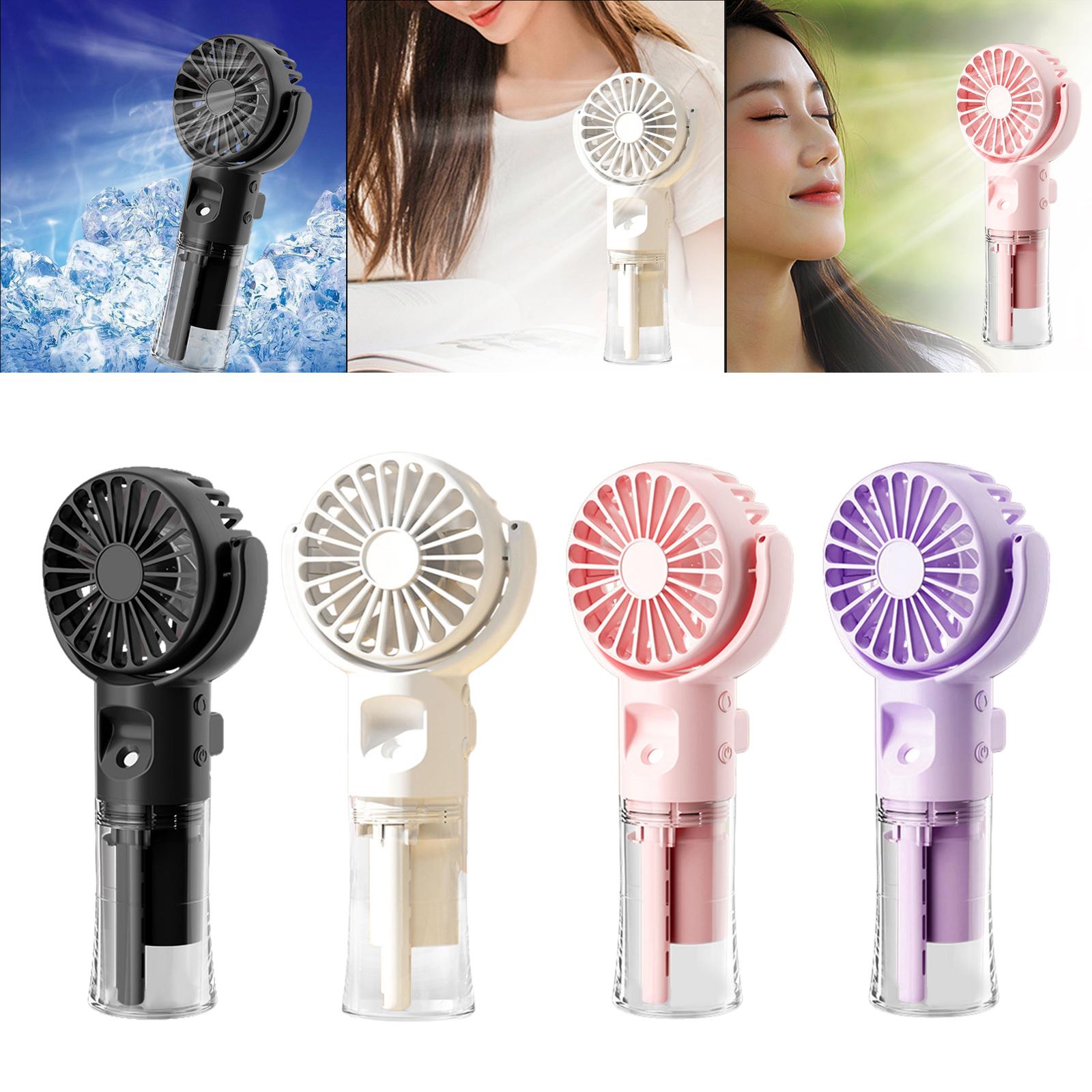 Portable Handheld Fan 4 Speeds - Outdoor Camping Misting Fan recension och pris