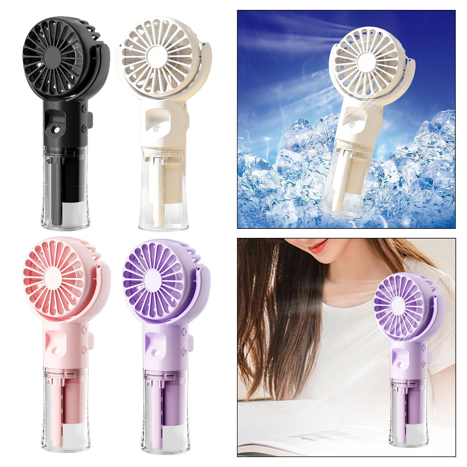 Portable Handheld Fan 4 Speeds - Outdoor Camping Misting Fan recension och pris