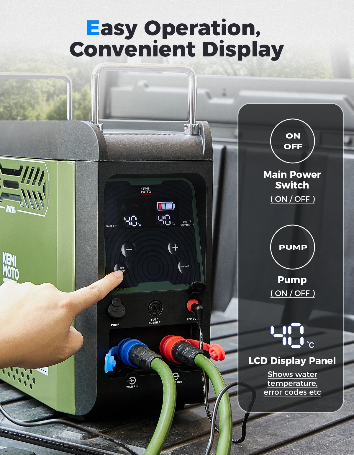 UTV 3s Instant Hot 20,000 BTU  - Outdoor Camping Hot Water Heater recension och pris