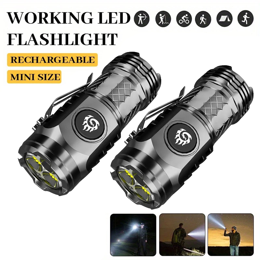 High Strong Power LED Flashlig - Outdoor Camping Lantern recension och pris