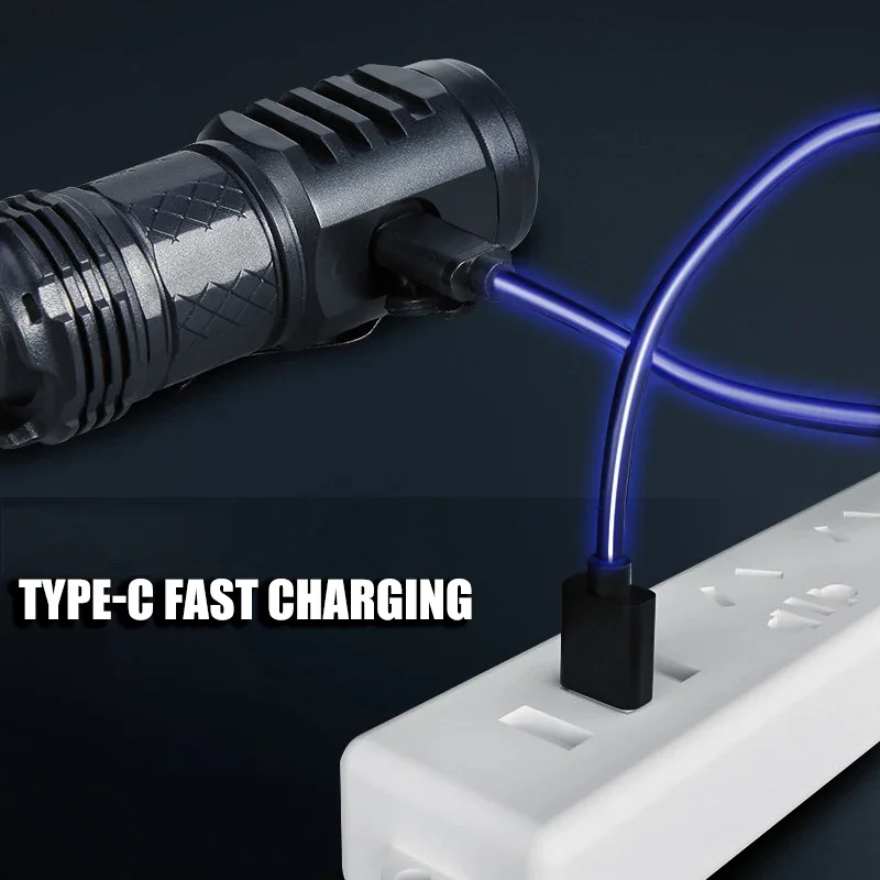 High Strong Power LED Flashlig - Outdoor Camping Lantern recension och pris