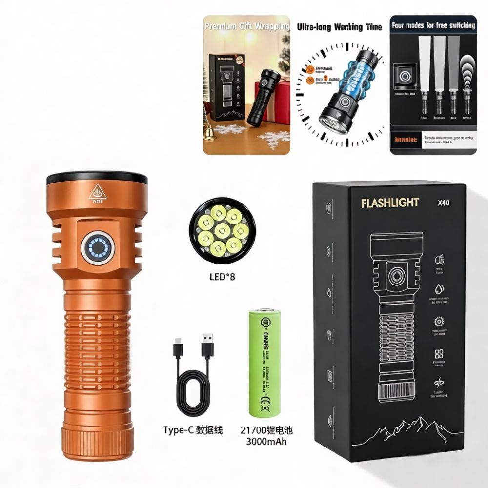 High Brightness LED Flashlight - Outdoor Camping Rug With Led Lights recension och pris