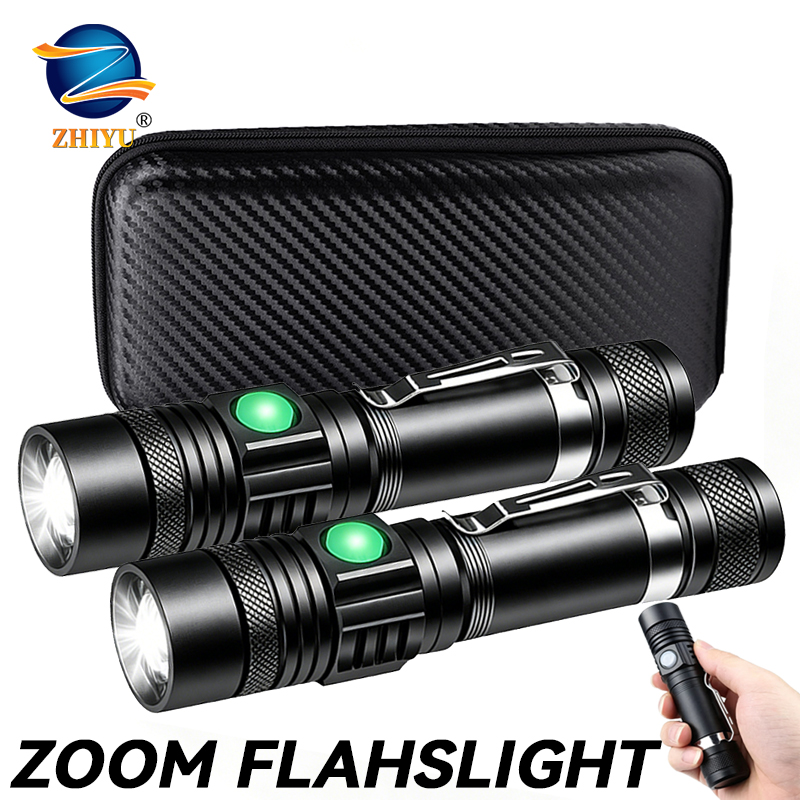 T6 LED Rechargeable Flashlight - Outdoor Camping Adventure recension och pris