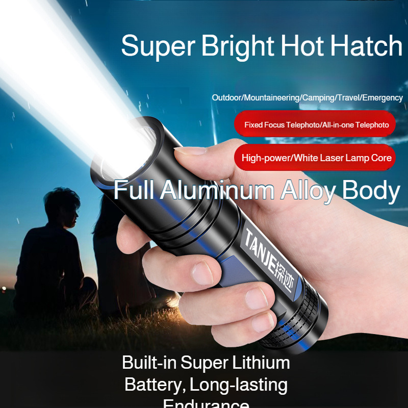 Outdoor Flashlight Small Mini  - Outdoor Camping Adventure recension och pris