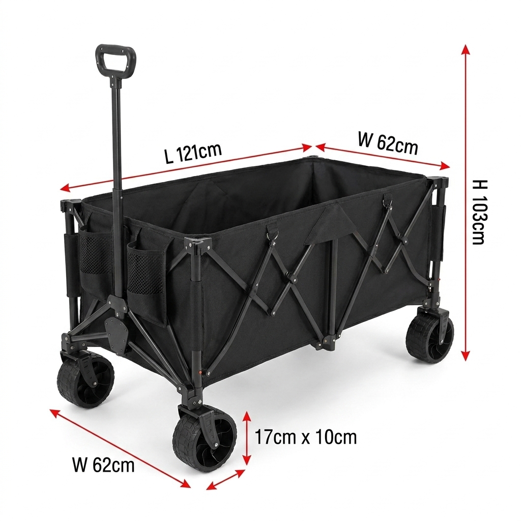 Custom Heavy-Duty Folding Wago - Outdoor Camping Set recension och pris
