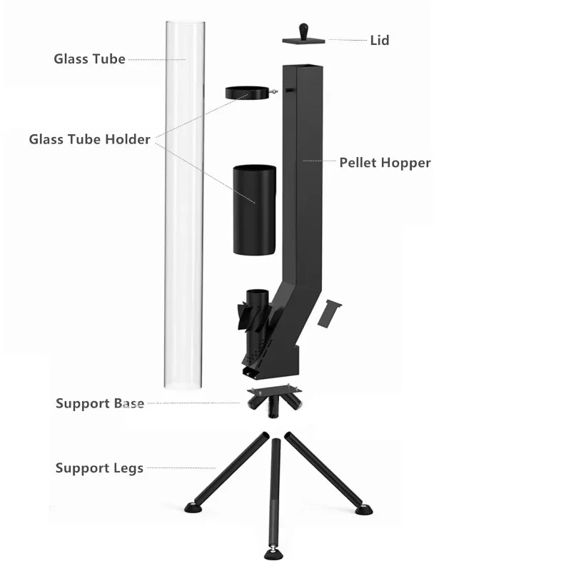 Winter Pellet Stove, Heating S - Outdoor Camping In Winter recension och pris