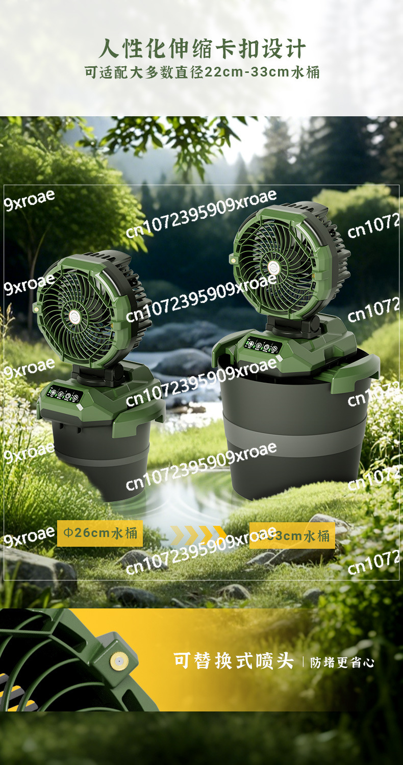Outdoor Camping Large-capacity - Outdoor Camping Misting Fan recension och pris