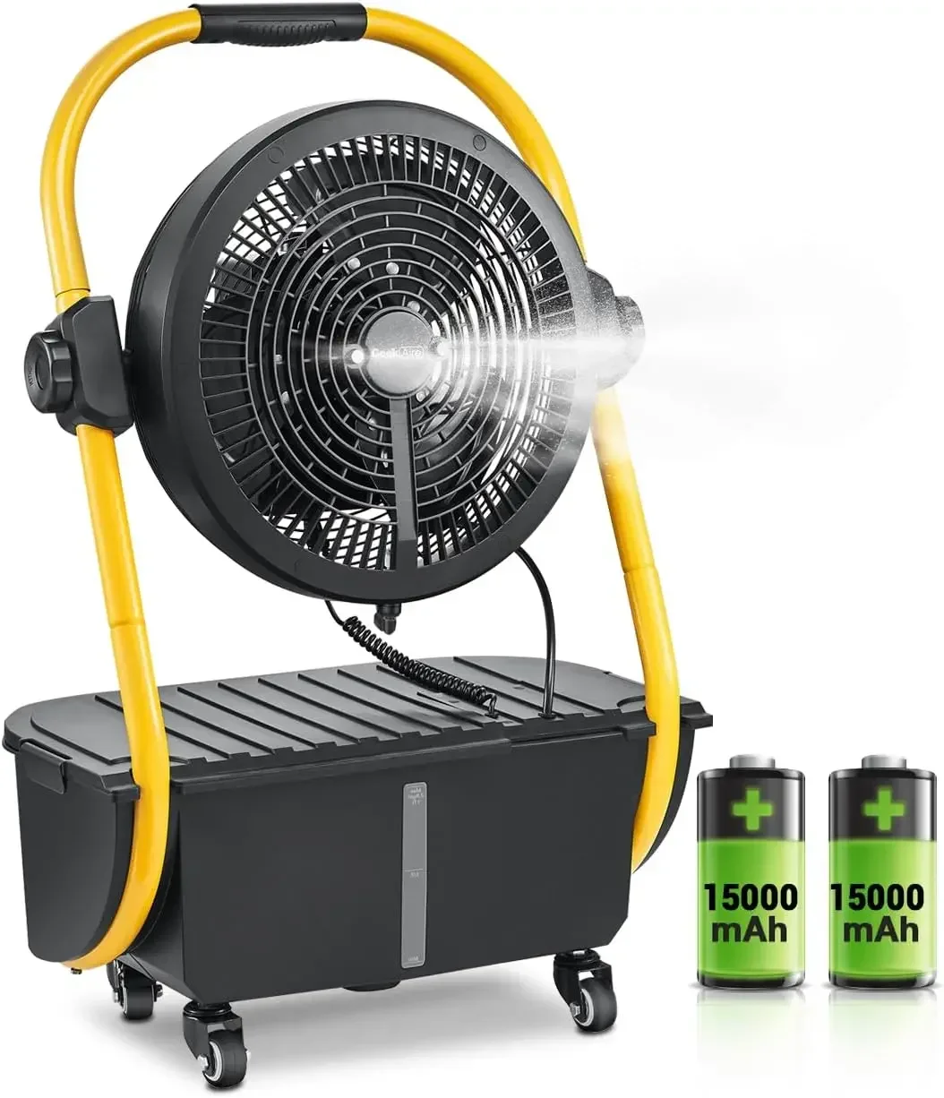 Rechargeable Battery Powered M - Outdoor Camping Misting Fan recension och pris