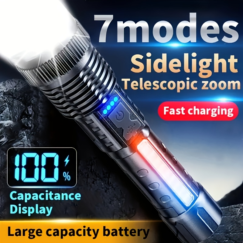 Powerful LED Flashlight Batter - Outdoor Camping Lantern recension och pris