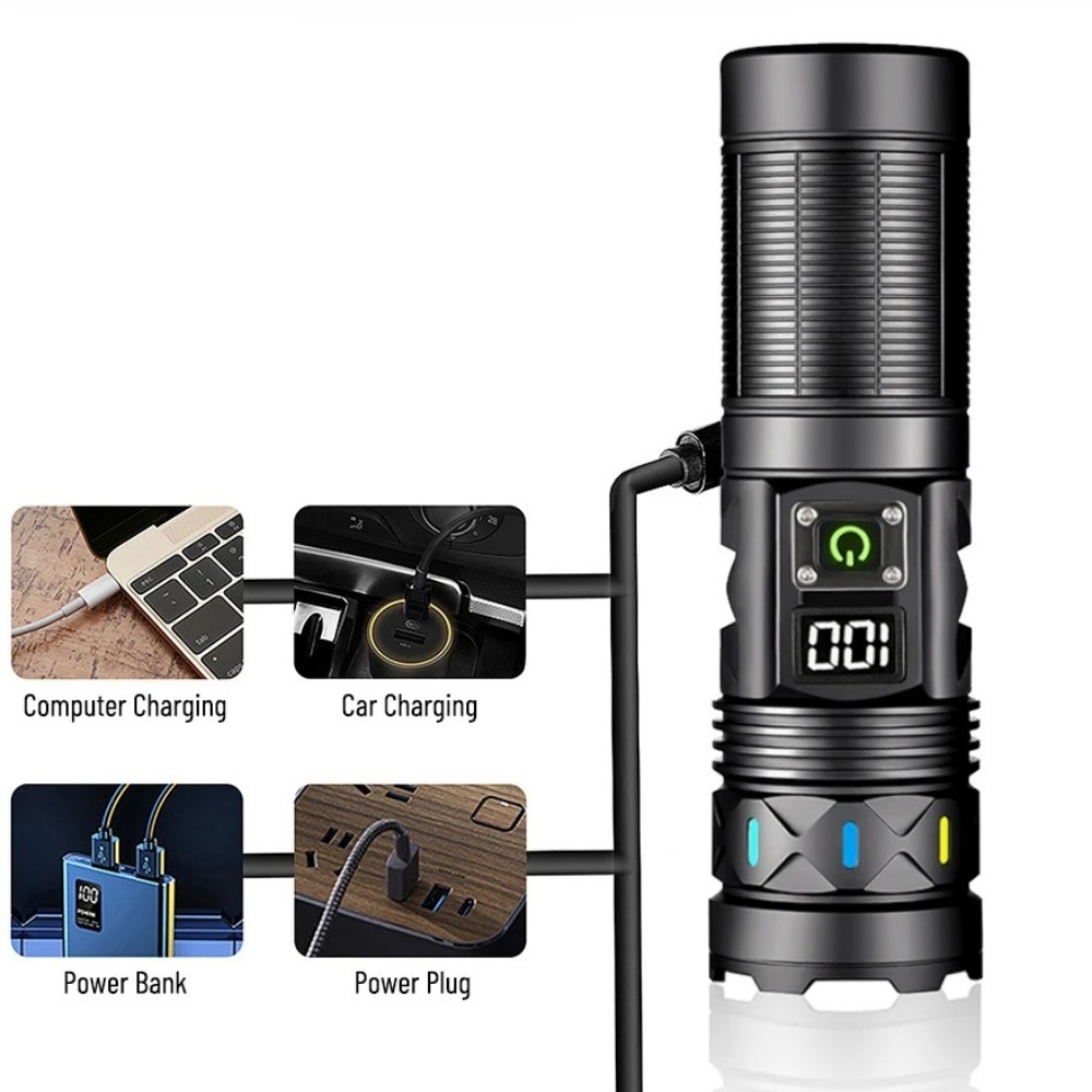 High Power LED Flashlight Tele - Outdoor Camping Lantern recension och pris