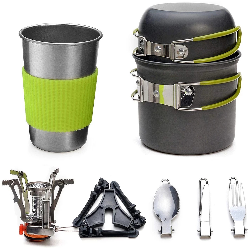 Camping Cookware Kit with Stov - Outdoor Camping World recension och pris