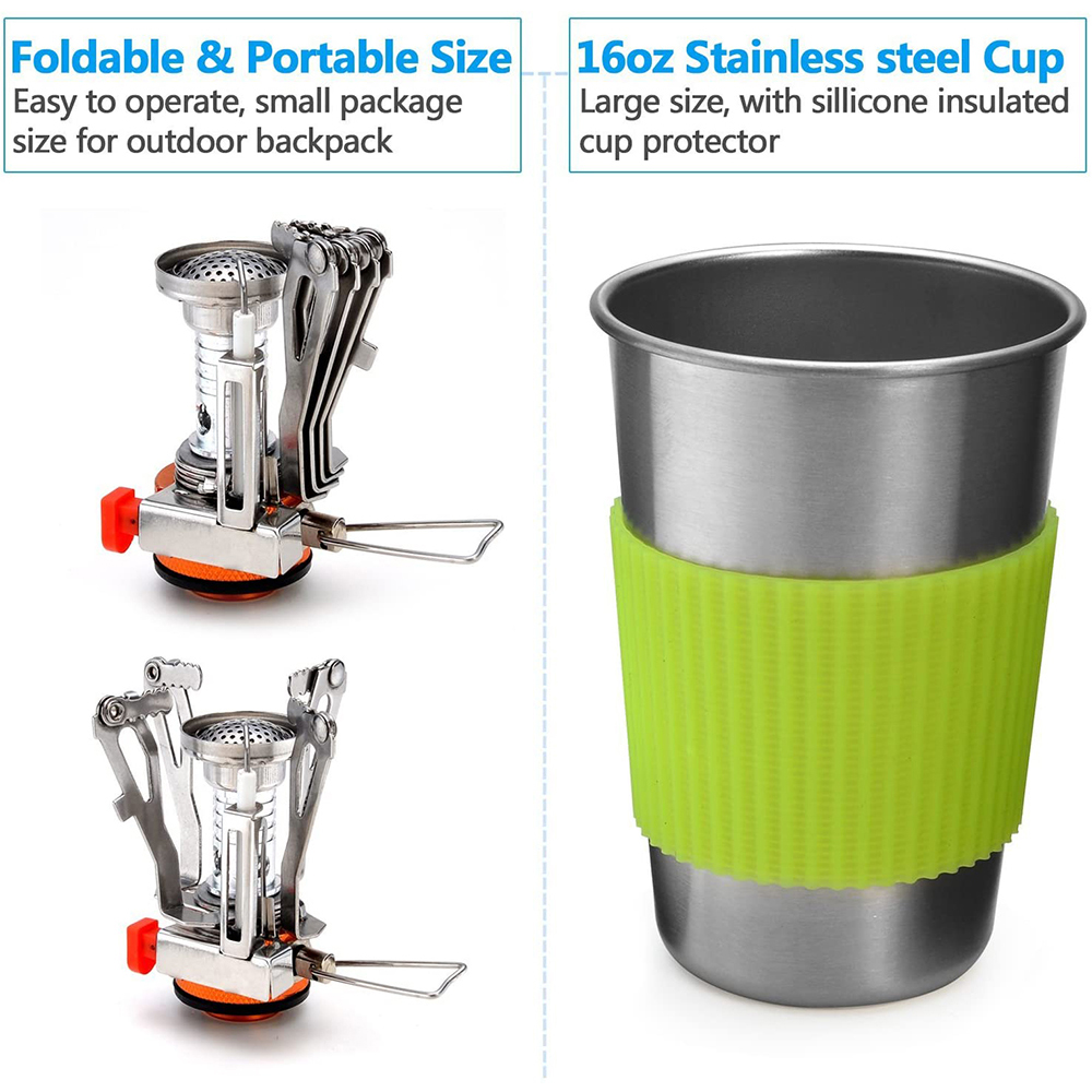 Camping Cookware Kit with Stov - Outdoor Camping World recension och pris