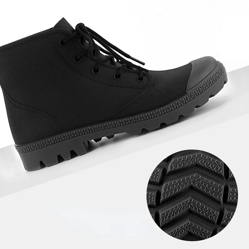 Winter Men Rain Boots Lace-up  - Outdoor Camping In Winter recension och pris